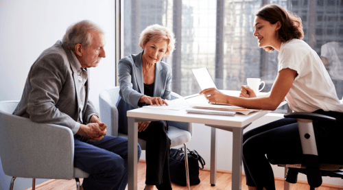 A retired couple doing some Inheritance Investing with Plan4Wealth